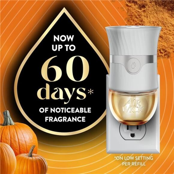 Scented Oils 5ct, air freshener, Harvest Pumpkin & Spice - Picture 2 of 8